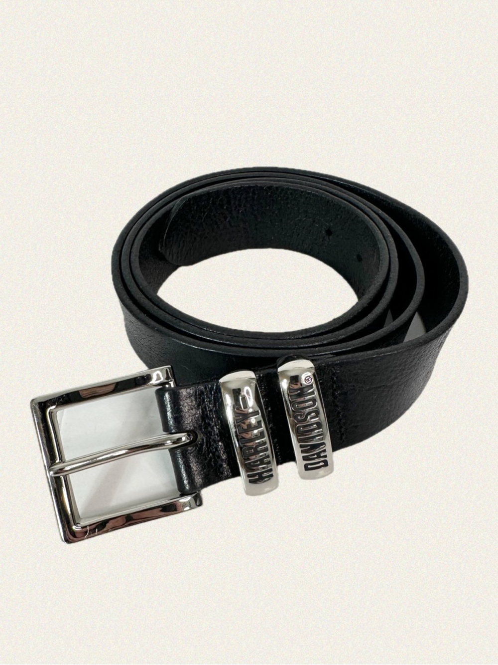 Vintage Harley Davidson Bona Fide Leather Belt